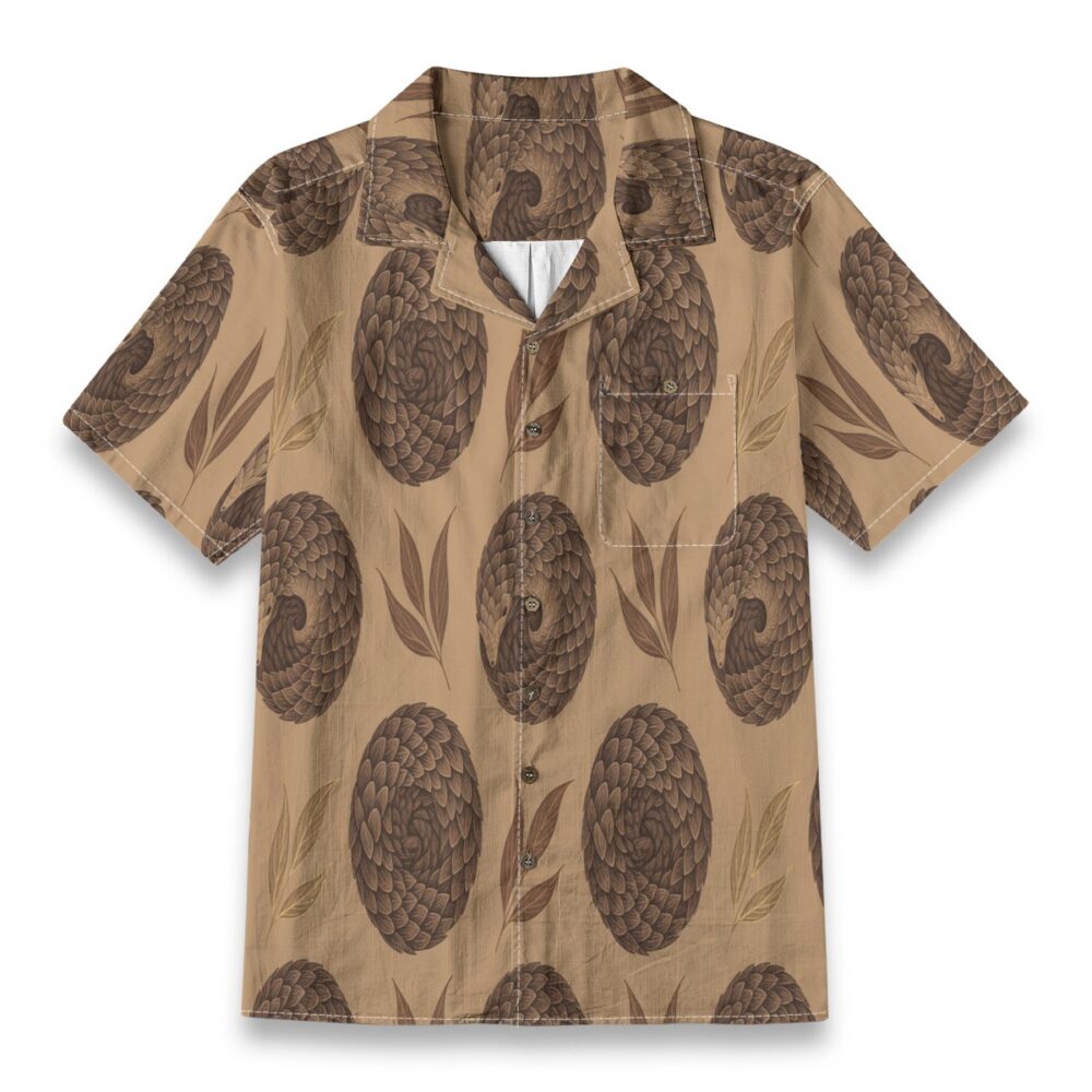 Pangolin Spiral Nature Exotic Island Shirt