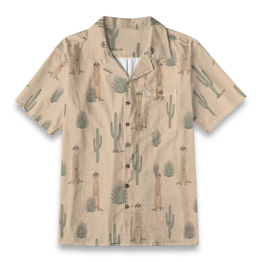 Meerkat Desert Watch Playful Summer Shirt
