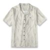 Tuberose Soft White Floral Beach Shirt